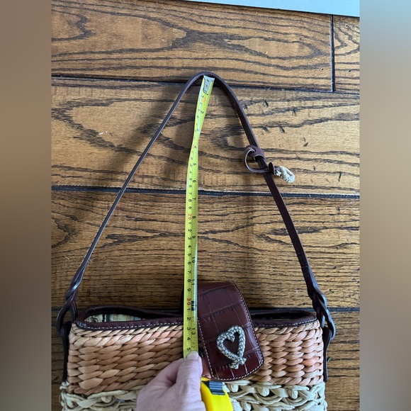 1990’s Brighton Women’s Straw Purse - Picture 9 of 10